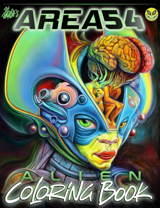 Cover image for 9780867199338 - Ron English's Area 54 Alien Coloring Book