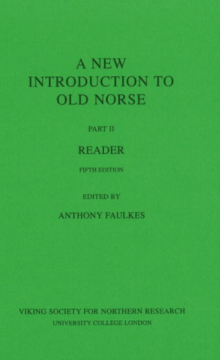 Cover image for 9780903521833 - New Introduction To Old Norse