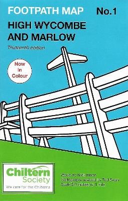 Cover image for 9780904148442 - Chiltern Society Footpath Map No. 1 High Wycombe and Marlow