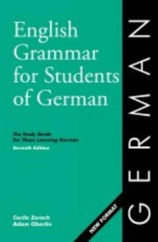 Cover image for 9780934034555 - English Grammar for Students of German 7th ed.