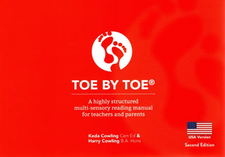 Cover image for 9780952256410 - Toe By Toe: A Highly Structured Multi-sensory Reading Manual for Teachers and Parents - USA Version