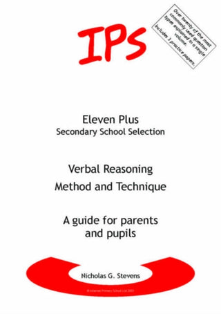 Cover image for 9780954285326 - Verbal Reasoning - Method and Technique