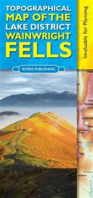 Supplemental image for 9780955061479 - Topographical Map of the Lake District Wainwright Fells