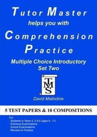 Cover image for 9780955590962 - Tutor Master Helps You with Comprehension Practice - Multiple Choice Introductory Set Two