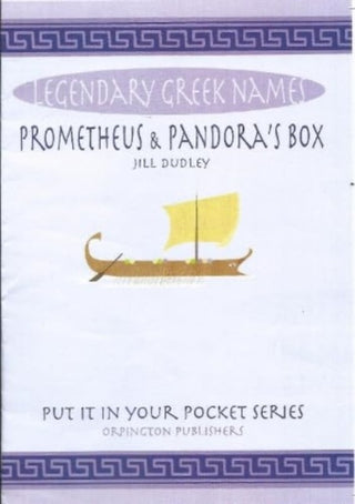 Cover image for 9780995578173 - Prometheus & Pandora's box