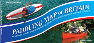 Cover image for 9780995751347 - Paddling Map of Britain - Third Edition 2022