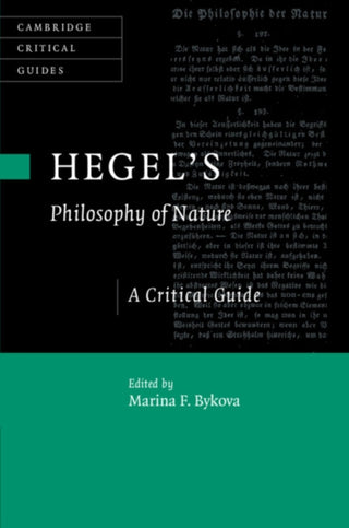 Cover image for 9781009010153 - Hegel's Philosophy of Nature