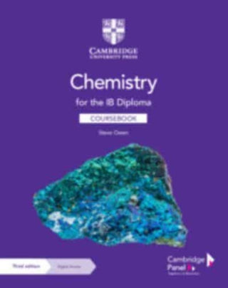 Cover image for 9781009052658 - Chemistry for the Ib Diploma Coursebook + Digital Access 2 Years
