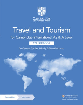 Cover image for 9781009082327 - Cambridge International AS and A Level Travel and Tourism Coursebook with Digital Access (2 Years)