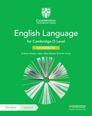 Cover image for 9781009150101 - Cambridge O Level English Language Coursebook + Digital Access 2 Years