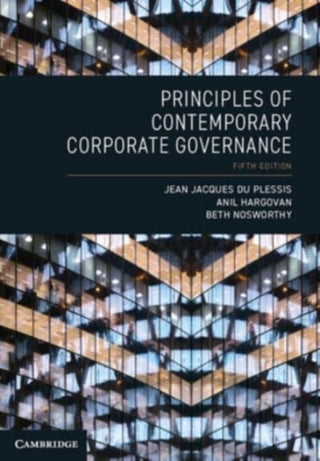 Cover image for 9781009287388 - Principles of Contemporary Corporate Governance
