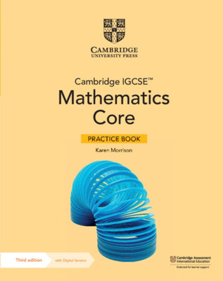 Cover image for 9781009297950 - Cambridge IGCSE™ Mathematics Core Practice Book with Digital Version (2 Years' Access)