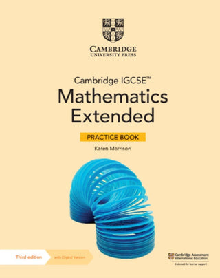 Cover image for 9781009297974 - Cambridge IGCSE™ Mathematics Extended Practice Book with Digital Version (2 Years' Access)