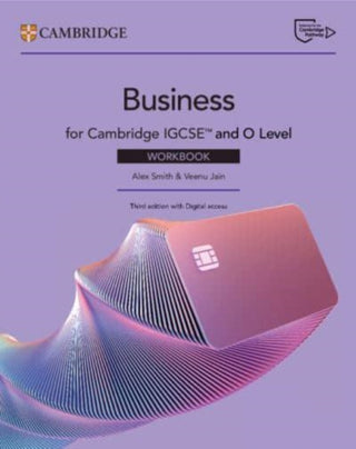 Cover image for 9781009813549 - Cambridge IGCSE™ and O Level Business Workbook with Digital Access (2 Years)