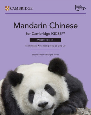 Cover image for 9781009826389 - Mandarin Chinese for Cambridge IGCSE™ Workbook with Digital Access (2 Years)