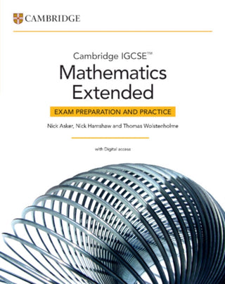 Cover image for 9781009829519 - Cambridge IGCSE™ Mathematics Extended Exam Preparation and Practice with Digital Access (2 Years)