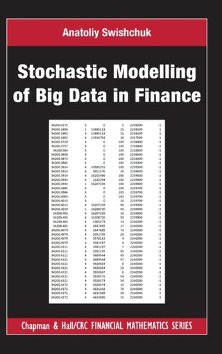Supplemental image for 9781032209265 - Stochastic Modelling of Big Data in Finance