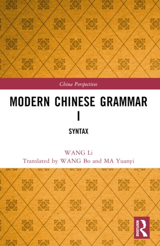 Cover image for 9781032322452 - Modern Chinese Grammar I