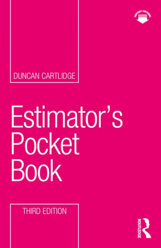 Cover image for 9781032661520 - Estimator’s Pocket Book
