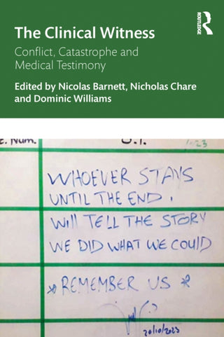 Cover image for 9781032668345 - The Clinical Witness