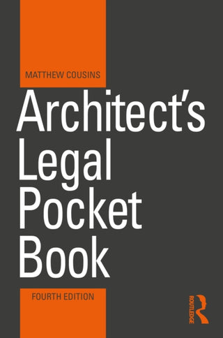 Cover image for 9781032828176 - Architect's Legal Pocket Book