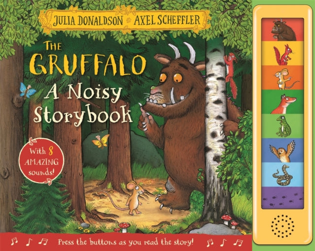 Cover image for 9781035004584 - The Gruffalo: A Noisy Storybook