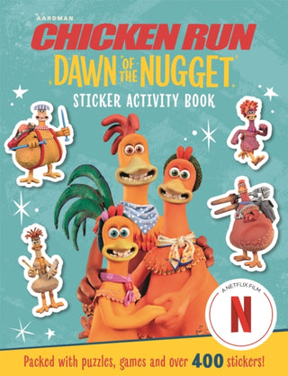 Cover image for 9781035022984 - Chicken Run Dawn of the Nugget: Sticker Activity Book