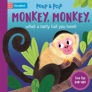 Cover image for 9781035028948 - Monkey, Monkey, What A Curly Tail You Have!