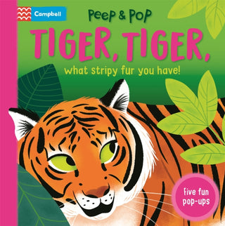 Cover image for 9781035028955 - Tiger, Tiger, What Stripy Fur You Have!