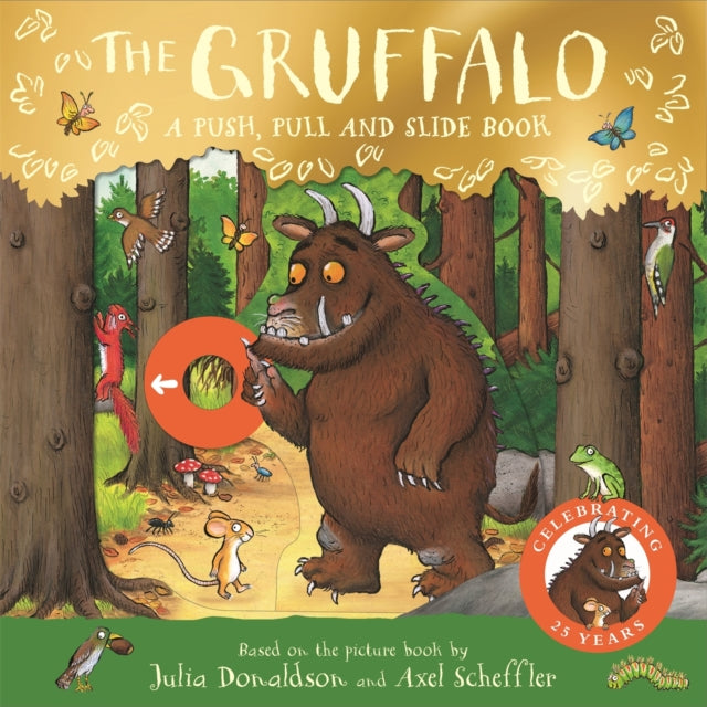 Cover image for 9781035034543 - The Gruffalo: A Push, Pull and Slide Book