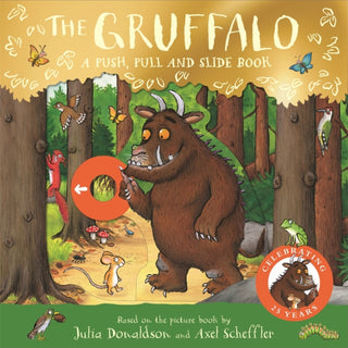 Cover image for 9781035034543 - The Gruffalo: A Push, Pull and Slide Book