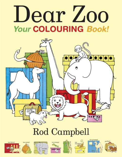 Cover image for 9781035034932 - Dear Zoo: Your Colouring Book