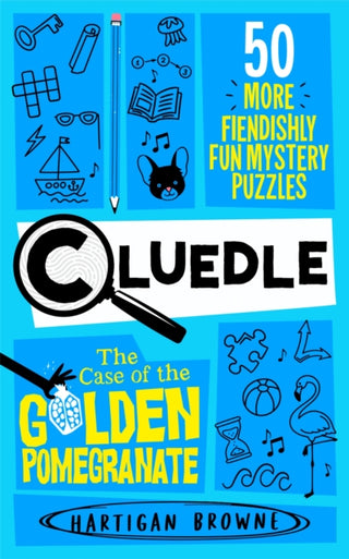 Cover image for 9781035053605 - Cluedle - The Case of the Golden Pomegranate