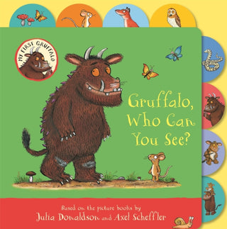 Cover image for 9781035058020 - Gruffalo, Who Can You See?