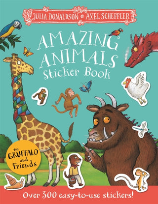 Cover image for 9781035082186 - The Gruffalo and Friends: Amazing Animals Sticker Book