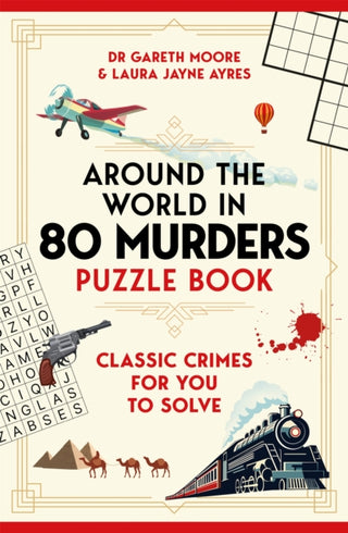 Cover image for 9781035097357 - Around the World in 80 Murders Puzzle Book