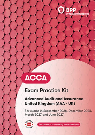 Cover image for 9781035535729 - ACCA Advanced Audit and Assurance (UK)