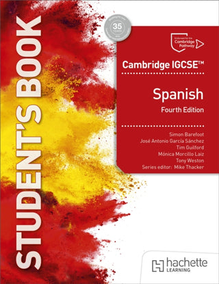 Cover image for 9781036019778 - Cambridge IGCSE™ Spanish Fourth edition Student's Book