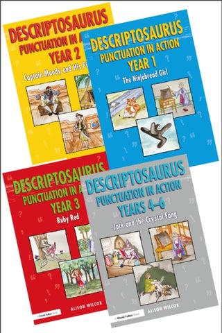 Cover image for 9781041090311 - Descriptosaurus Punctuation in Action 4 Book Bundle