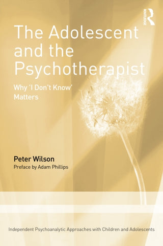 Cover image for 9781041156291 - The Adolescent and the Psychotherapist