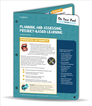 Cover image for 9781071823958 - On-Your-Feet Guide: Planning and Assessing Project-Based Learning