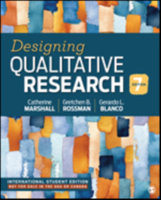 Cover image for 9781071852521 - Designing Qualitative Research - International Student Edition