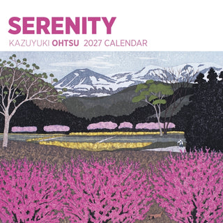 Cover image for 9781087514031 - Serenity: Kazuyuki Ohtsu 2027 Wall Calendar