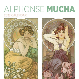 Cover image for 9781087514369 - Alphonse Mucha 2027 Wall Calendar