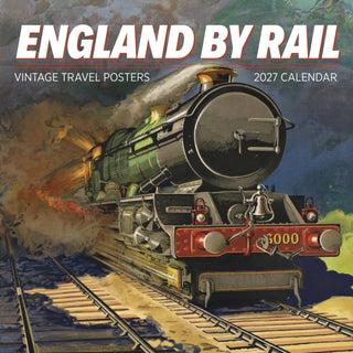Cover image for 9781087514642 - England by Rail: Vintage Travel Posters 2027 Wall Calendar