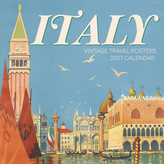 Cover image for 9781087514673 - Italy: Vintage Travel Posters 2027 Wall Calendar
