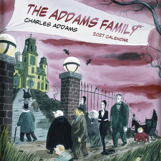 Cover image for 9781087514888 - Charles Addams: The Addams Family 2027 Wall Calendar