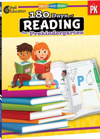 Cover image for 9781087652023 - 180 Days™: Reading for Prekindergarten