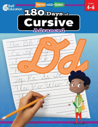 Cover image for 9781087662442 - 180 Days™: Cursive: Advanced