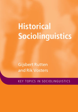 Cover image for 9781108714037 - Historical Sociolinguistics